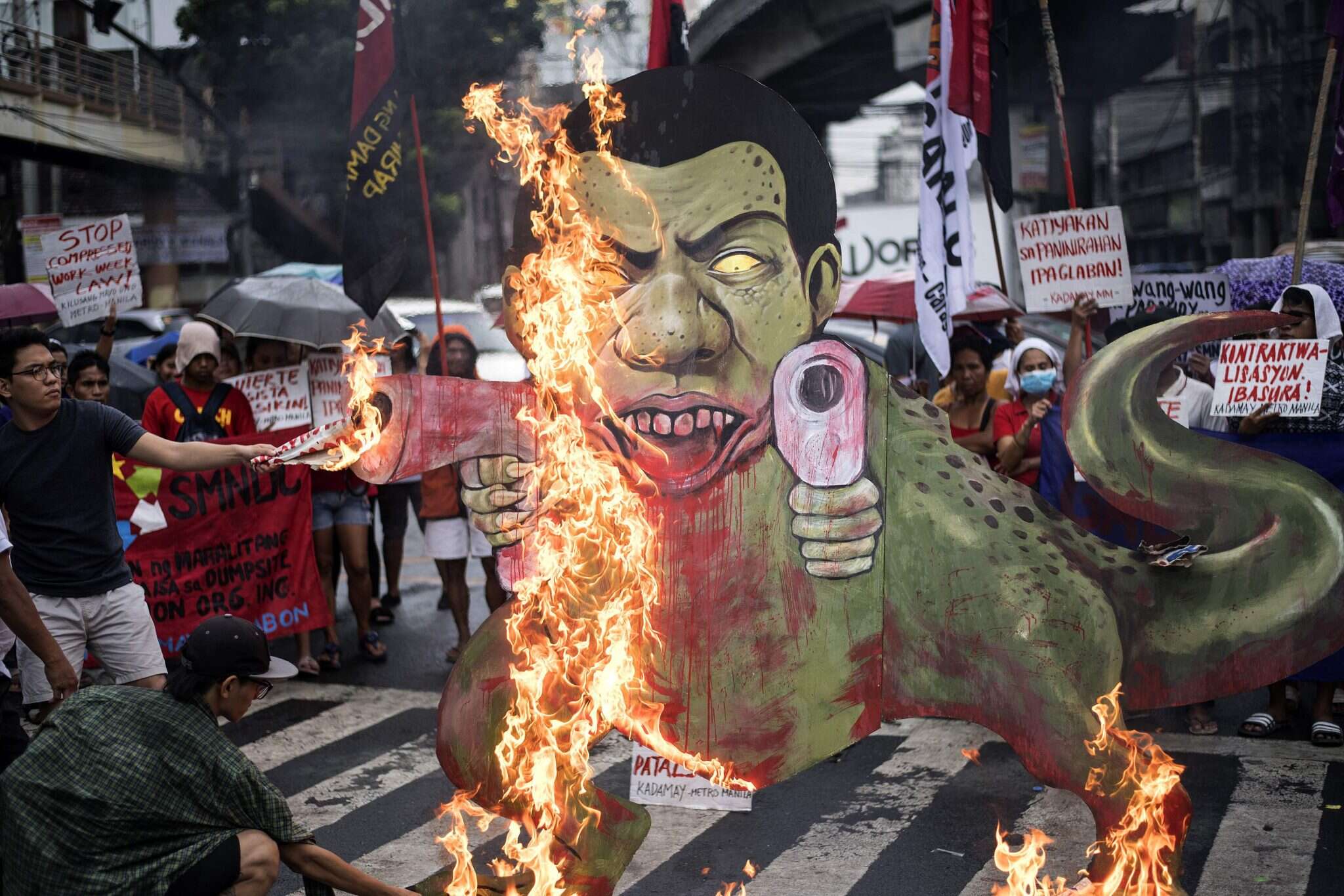 זירות המאבקים בפיליפינים. צילום: AFP צילום: AFP