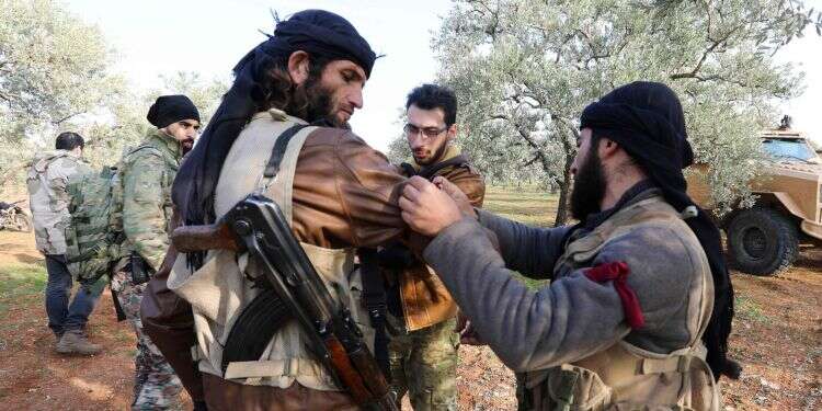 מורדים במחוז אידליב בסוריה. צילום: AFP צילום: AFP