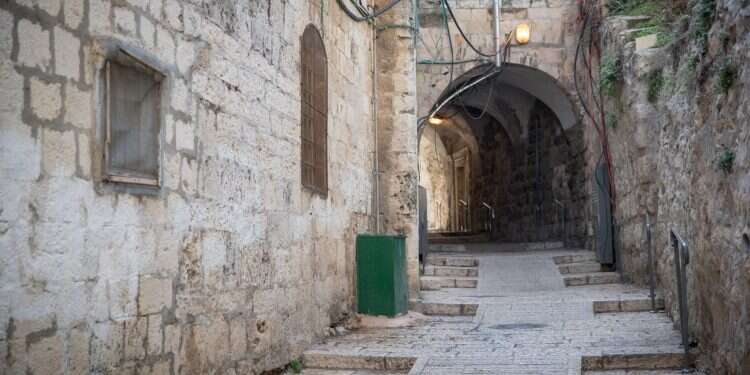 הרובע הארמני בירושלים. צילום: יונתן זינדל\ פלאש90