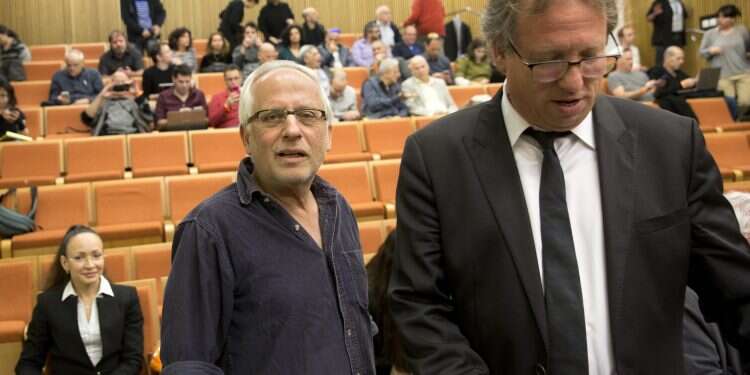 יגאל סרנה בבית המשפט. צילום: גדעון מרקוביץ' צילום: גדעון מרקוביץ'