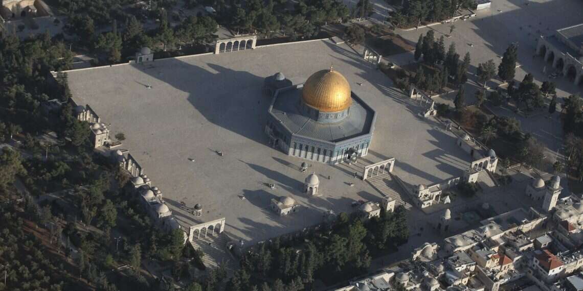 הר הבית ממעוף הציפור. צילום: מרים צחי צילום: מרים צחי