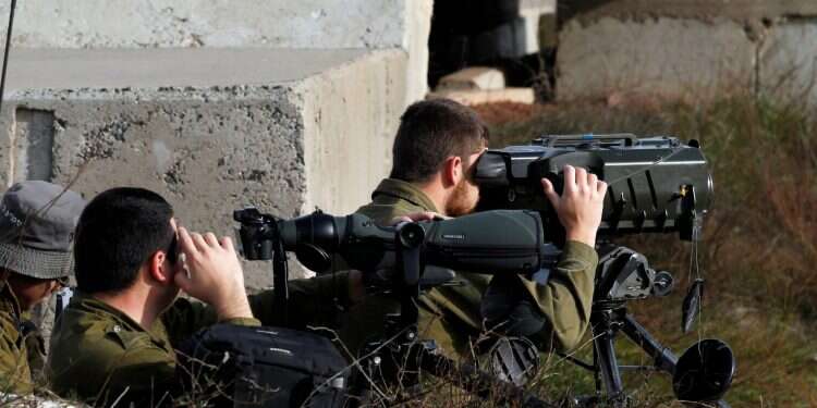 לוחמי צה''ל בגבול סוריה. צילום: AFP צילום: AFP