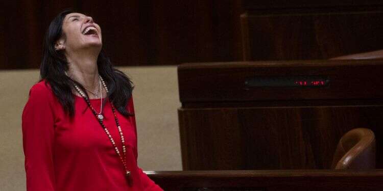 שרת התרבות מירי רגב צוחקת. צילום: פלאש90 צילום: פלאש90