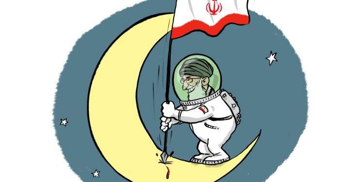 קריקטורה נגד המשטר באיראן. איור: שי צ'רקה איור: שי צ'רקה