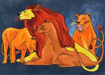 בעלת ההרמון. איור: נועה קלנר