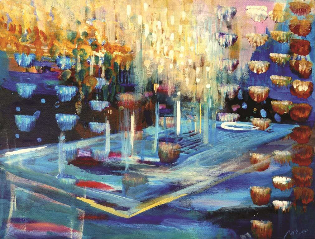 יצירה: יורם רענן, שמן על בד, 2016