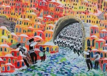 יצירה: עלייה לרגל לירושלים, חזי סנדר, 2017