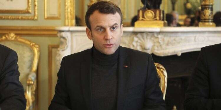 עמנואל מקרון. צילום: AP צילום: AP