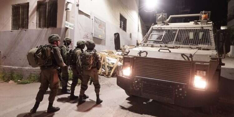 כוחות צה''ל מהחטיבה המרחבית ''מנשה'' בפעילות במרחב הכפר ברטעה. צילום: דובר צה''ל צילום: דובר צה''ל