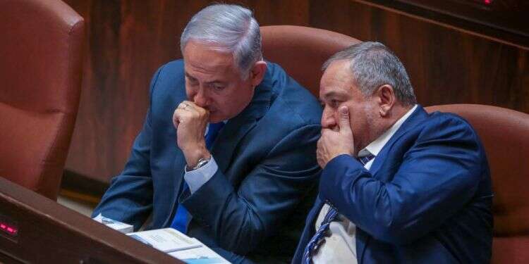 בנימין נתניהו ואביגדור ליברמן. צילום: אורן בן חקון צילום: אורן בן חקון