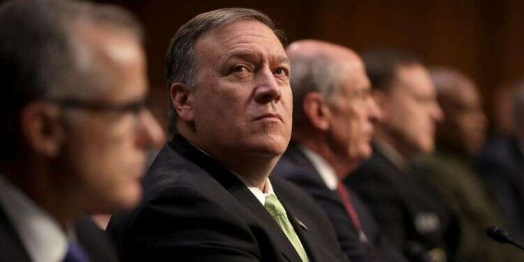 מזכיר המדינה החדש מייק פומפאו. צילום: AFP צילום: AFP