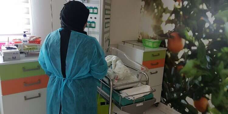 היולדת הסורית. צילום: בית החולים רמב צילום: בית החולים רמב"ם