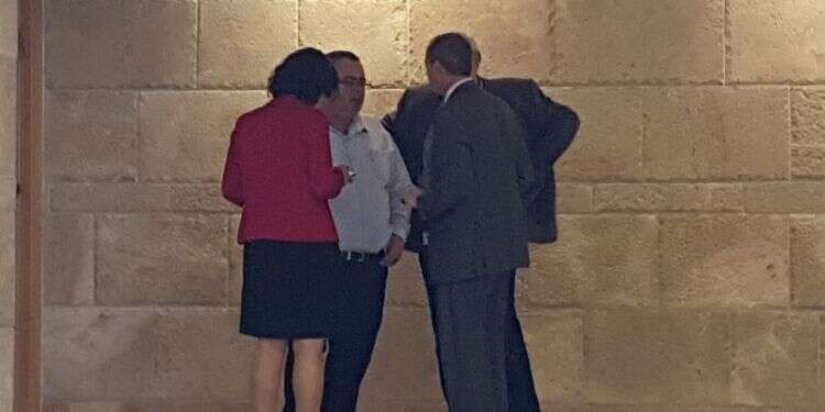 חברי הכנסת דוד ביטן ועודד פורר בכנסת. צילום: שירית אביטן כהן צילום: שירית אביטן כהן