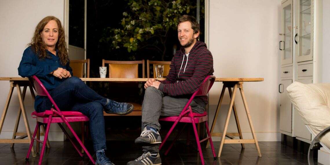 מויש גולדברג ושרון אלוביק. צילום: אריק סולטן צילום: אריק סולטן