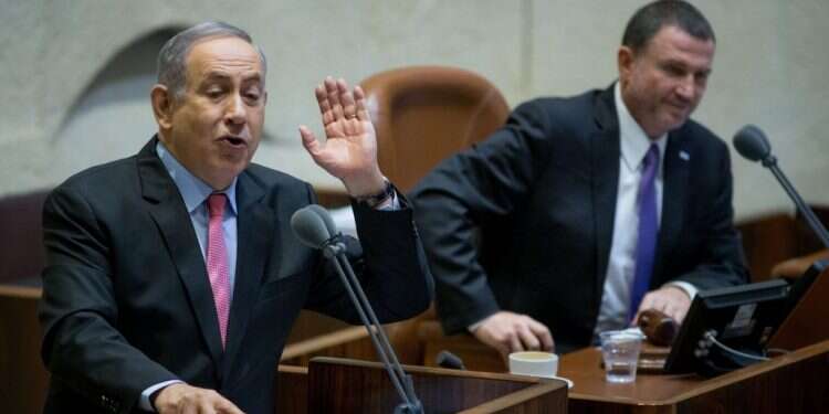 בנימין נתניהו ויולי אדלשטיין. צילום: יונתן זינדל, פלאש90 צילום: יונתן זינדל, פלאש90