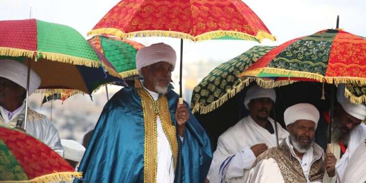 חג הסיגד בקהילה האתיופית. צילום: מרים צחי צילום: מרים צחי