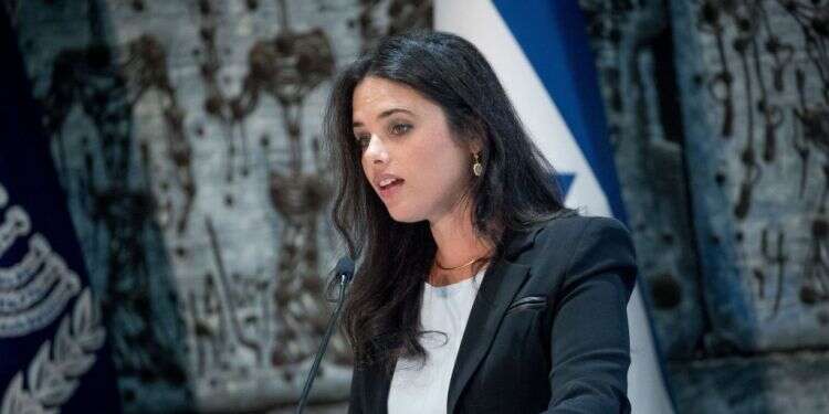 שרת המשפטים איילת שקד. צילום: יונתן זינדל, פלאש90 צילום: יונתן זינדל, פלאש90