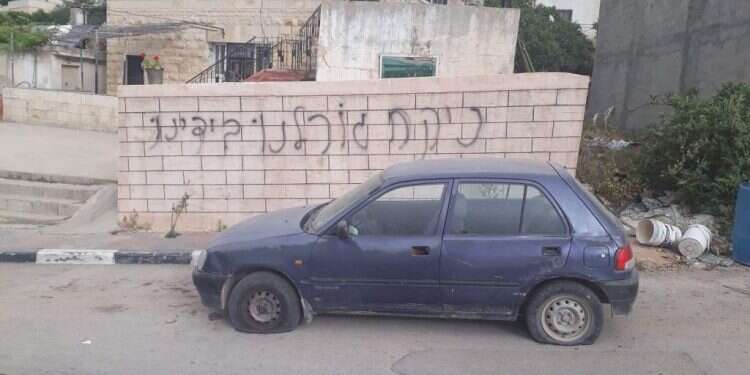 פעולת 'תג מחיר' בכפר דיר־עמאר. ארכיון. צילום: דוברות המשטרה צילום: דוברות המשטרה