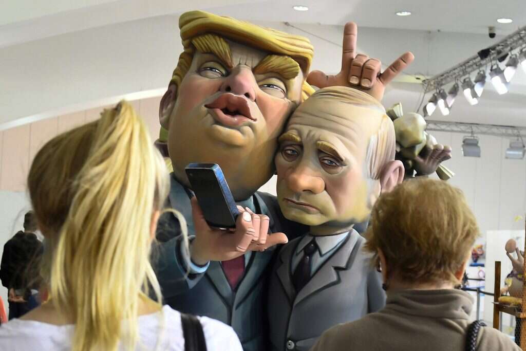 טראמפ ופוטין. צילום: AFP צילום: AFP