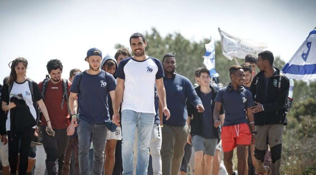 אליסף פרץ בצעדת השבעים. צילום: אנצ'ו ג'וש, ג'יני צילום: אנצ'ו ג'וש, ג'יני