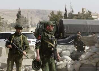 חיילים רוסים בסוריה. צילום: AFP