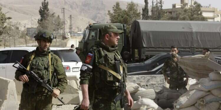 חיילים רוסים בסוריה. צילום: AFP חיילים רוסים בסוריה. צילום: AFP