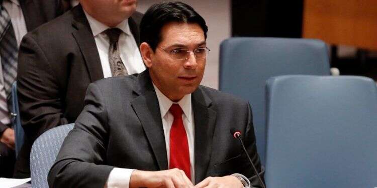 דני דנון באו צילום: UN Photo/Evan Schneider