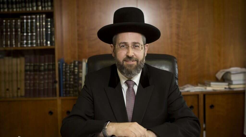 הרב הראשי דוד לאו. צילום: יונתן זינל/פלאש 90 צילום: יונתן זינל/פלאש 90