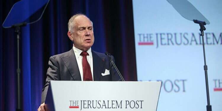 לאודר בועידת JPOST. צילום: מארק ישראל סלם