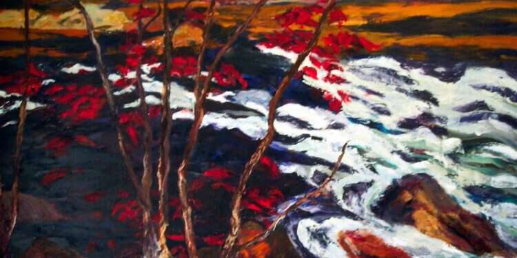 המפל האדום, נעמי חנוכה עמדי, 2007. מתוך תערוכת  המפל האדום, נעמי חנוכה עמדי, 2007