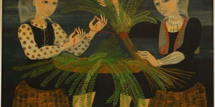 מאוצרותיו של האספן בנציון זלמן, מתוך תערוכה שהתקיימה בגלריה בן עמי בתל אביב
מאוצרותיו של האספן בנציון זלמן, מתוך תערוכה שהתקיימה בגלריה בן עמי בתל אביב