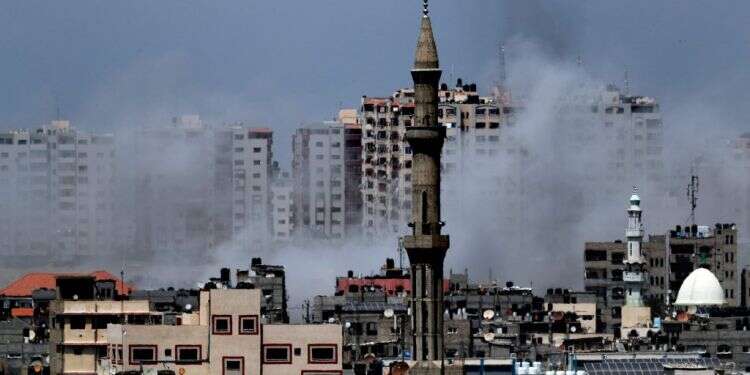 תקיפת צה''ל ברצועת עזה. צילום: AFP צילום: AFP