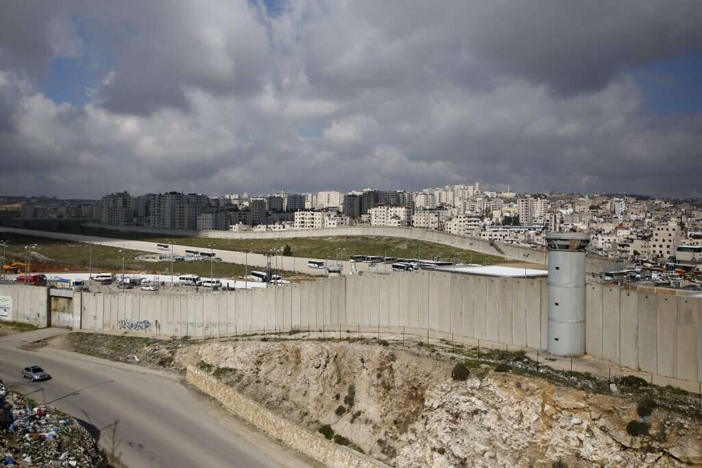 גדר ההפרדה. צילום: AFP