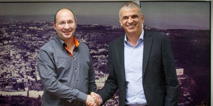 משה כחלון ואבי ניסנקורן. צילום: פלאש 90