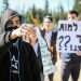 הפגנה נגד גיוס לצה צילום: אבישג שאר ישוב