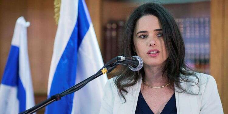 שרת המשפטים איילת שקד. צילום: יונתן זינדל, פלאש90 צילום: יונתן זינדל, פלאש90