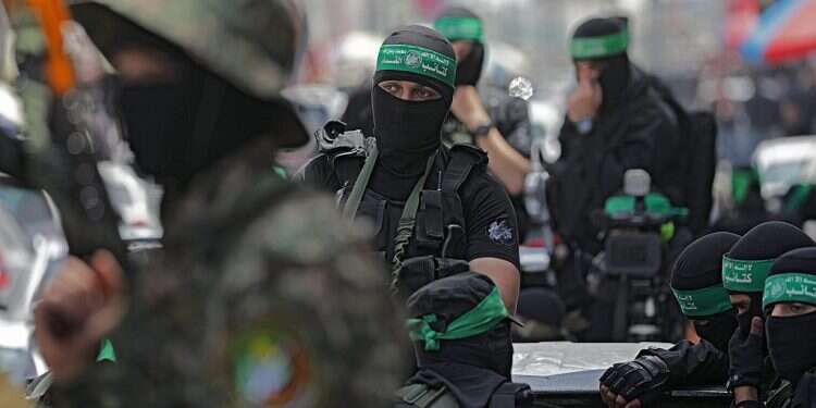 פעילי חמאס בעזה. צילום: EPA צילום: EPA