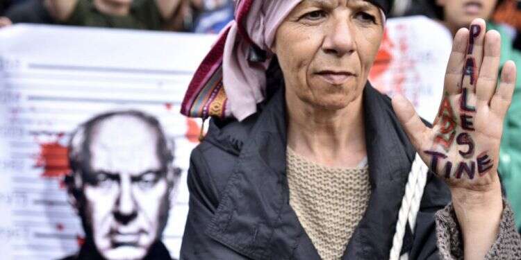 הפגנה נגד ישראל. צילום: EPA צילום: EPA