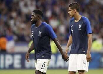 רפאל וראן וסמואל אומטיטי. צילום: EPA