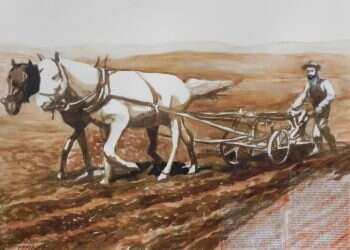 התלם הראשון בפתח תקוה. יצירה: אלחנן יעקובוביץ', 2018