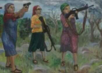 יהודים מכים ערבים בליווי כלבים: תערוכה מציגה את המתיישבים כבריונים