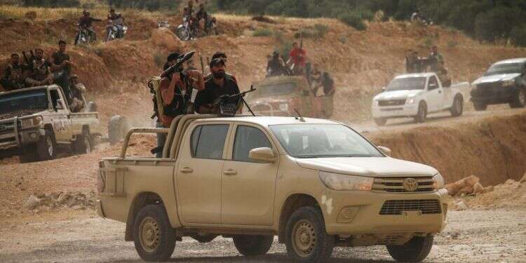 כוחות המורדים בדרום סוריה. צילום: AFP צילום: AFP