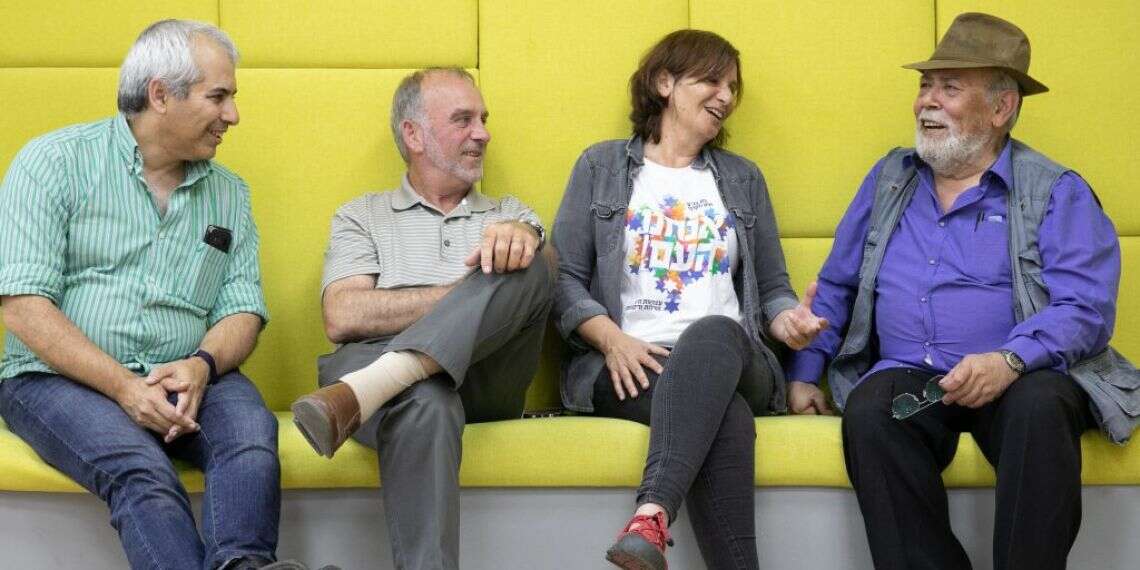 פורום שפירא, מיכאל יגאל מימון, דלית סוטר, אורי בן־אמוץ וצביקה בר־לב. צילום: יוסי אלוני צילום: יוסי אלוני