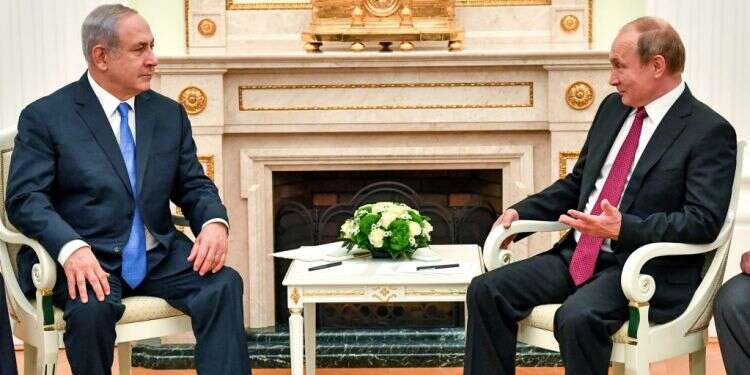 נתניהו ופוטין במוסקבה. צילום: EPA צילום: EPA