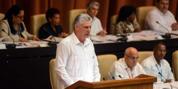 נשיא קובה מיגל דיאס-קאנל. צילום: EPA צילום: EPA