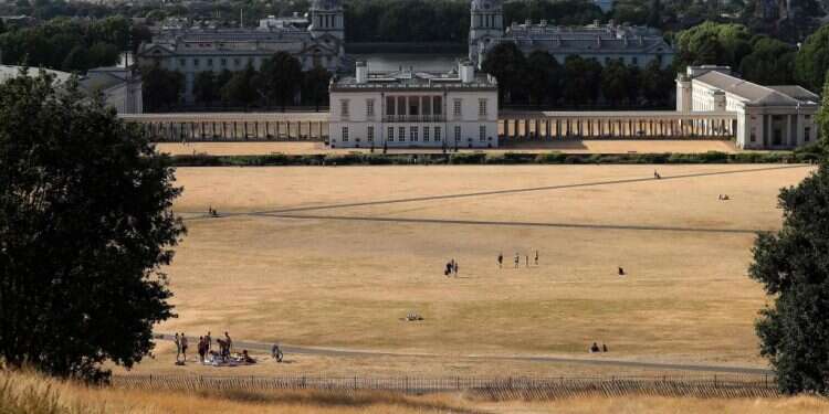 פארק יבש בבריטניה. צילום: AFP צילום: AFP
