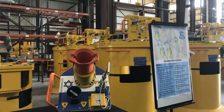 ראש באר הגז במתחם ההתקנה בטקסס, השבוע. צילום: ישי הולנדר צילום: ישי הולנדר