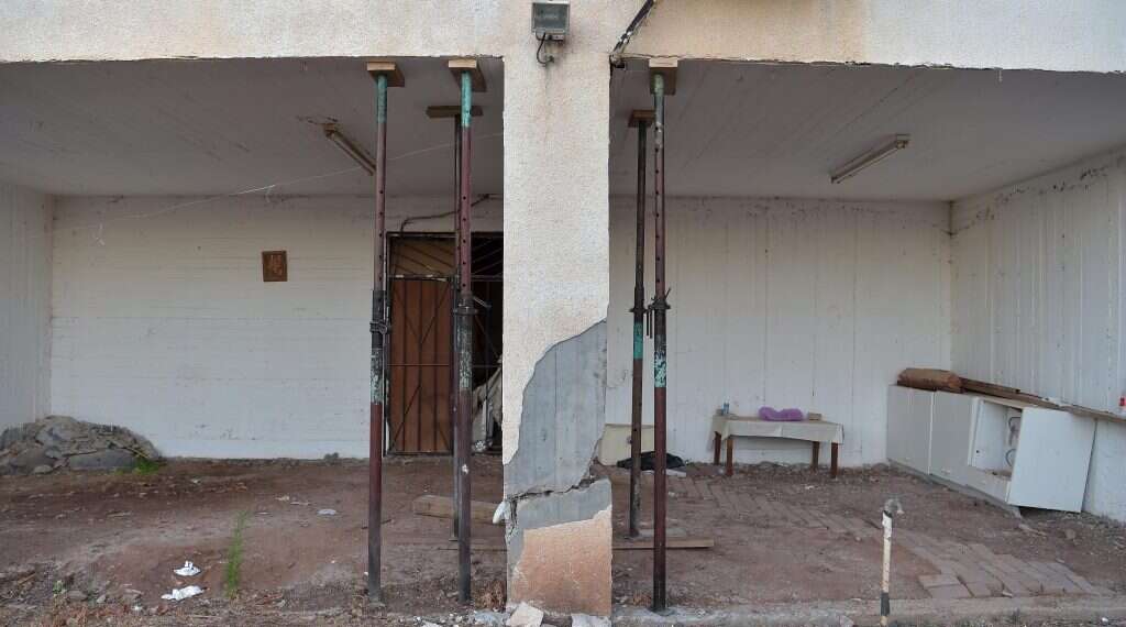 מנזקי רעידות האדמה בטבריה. צילום: גיל אליהו, ג'יני צילום: גיל אליהו, ג'יני