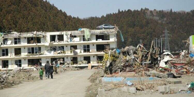 ההרס ביפן אחרי הצונאמי. צילום: נדב שטראוכלר צילום: נדב שטראוכלר