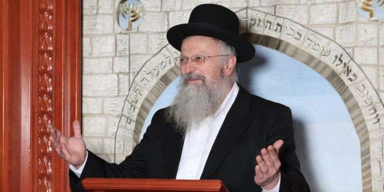 הרב שמואל אליהו. צילום: מרים צחי צילום: מרים צחי